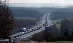A&nbsp;93 bei Altenstadt a.&nbsp;d.&nbsp;Waldnaab (Anschlussstelle&nbsp;21b)