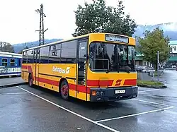 „Österreichbus“ Type ÜH 290 M12 der ÖBB-Bahnbus
