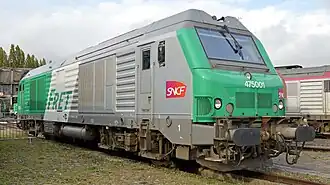 BB 75001 in Longueau (Oktober 2019)