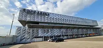 Die BCF-Arena im April 2021