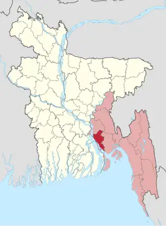 Distrikt Lakshmipur in Bangladesch