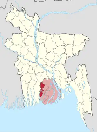 Distrikt Pirojpur in Bangladesch