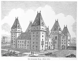 Hofburg im 16. Jahrhundert