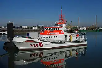 Die BERNHARD GRUBEN im Außenhafen Hooksiel