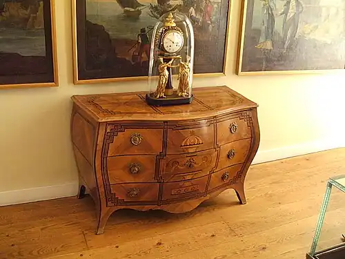 Kommode und Uhr (Couven-Museum)