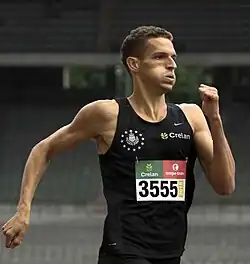 Dylan Borlée – ausgeschieden als Fünfter des ersten&nbsp;Halbfinals