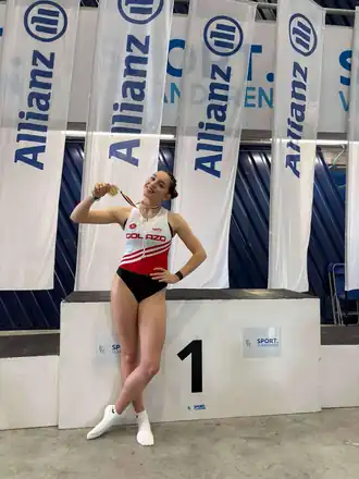 Noor Koekelkoren bei den belgischen Hallenmeisterschaften 2025