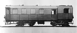 Dampftriebwagen Bauart Liechty der Biel-Meinisberg-Bahn, 1913