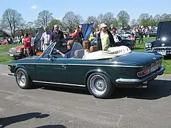 E9 als Cabriolet, Heck-Seite