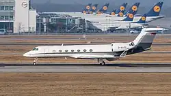 Gulfstream G550 der BMW Flugdienst