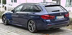 G31 M550d Touring, Heckansicht (2017–2020)