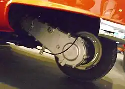 Radaufhängung der Dreirad-Version