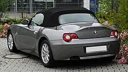 Z4-Heckansicht vor Modellpflege 2006