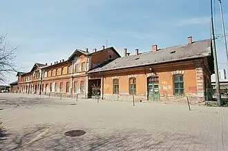 Ehemaliges Empfangsgebäude, April 2025