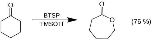 Baeyer-Villiger-Oxidation von Cyclohexanon mit Bis(trimethylsilyl)peroxid BTSP
