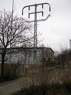 Denkmalgeschützter Mast an der BTU Cottbus