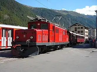VZ HGe 4/4 11 in Zermatt, 2003