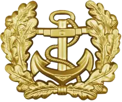 Streitkräfteabzeichen für Marineuniformträger der Dienstgradgruppen Unteroffiziere (außer Oberfähnriche) und Mannschaften