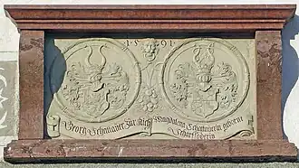 Doppelwappen Schattauer - Scharfföderin