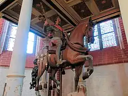 Reiterstandbild des Grafen Samuel von Behr († 1621), mecklenburgischer Kanzler, im Doberaner Münster