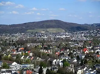 Blick vom Bergfried der Godesburg zur Dollendorfer Hardt