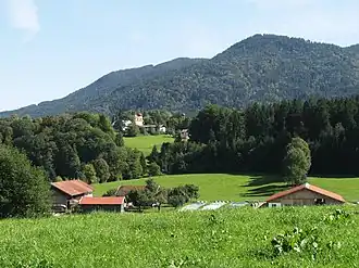 rechts im Bild das Stallauer Eck