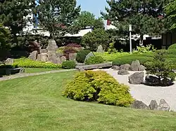 Beginn des Steingartens