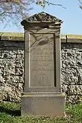 Grabstein für Johann Georg Haueisen (1789–1865)