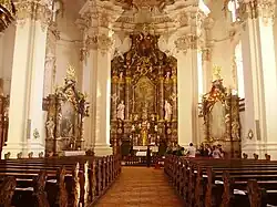 Ovaler Grundriss: Wallfahrtskirche Steinhausen