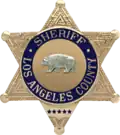 Sheriff-Stern des Los Angeles County Sheriff