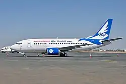 Boeing 737-500 der Badr Airlines