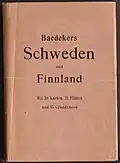 Schweden und Finnland (1929, D 454), Text-Schutzumschlag (Ausstattungsangabe)