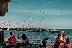 Im Hafen von Bagamoyo