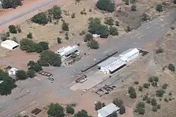 Bahnhof Gobabis Luftaufnahme (2017)