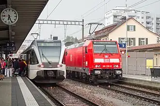 S-Bahn und DB-Zug, 2012