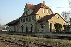 Stillgelegter Bahnhof in Markgröningen