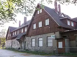 Bahnhof Meinersdorf (Erzgeb), ehem. Empfangsgebäude (2016)