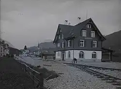Stationsgebäude Nesslau-Neu St. Johann nach der Fertigstellung