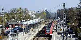 Bahnsteige von Süden