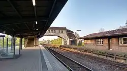 Bahnhof 2017 vor dem Umbau, Mittelbahnsteig bereits stillgelegt