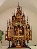 Altar mit der Ermordungszene von Fidelis