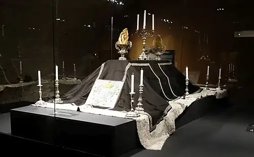 Bahrtuch mit Hermelinfell (aus dem Fundus, Sonderausstellung 2022)