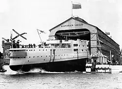 Stapellauf der Pobeda