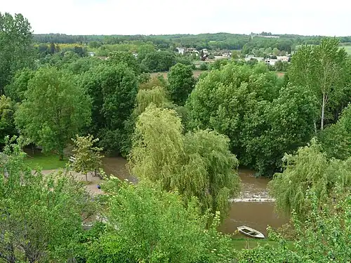 Marthon mit Bandiat und nordwestlichem Grabenende (hinten rechts)