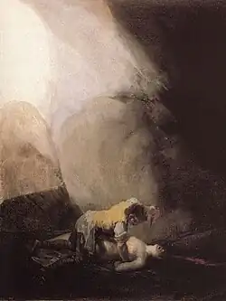Bandido asesinando a una mujer (Francisco de Goya)