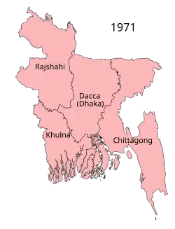 Vier Divisionen 1971–1993