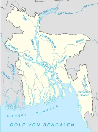 Alte Brücke von Bariura (Bangladesch Flüsse)