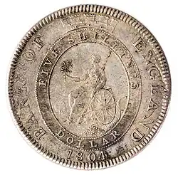 Bank of England Dollar, 1804 (SCBC 3768)