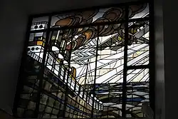 Transport der Post per Schiff und per Flugzeug