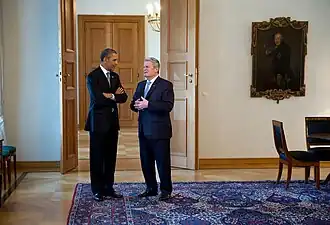 Bundespräsident Joachim Gauck empfängt US-Präsident Barack Obama